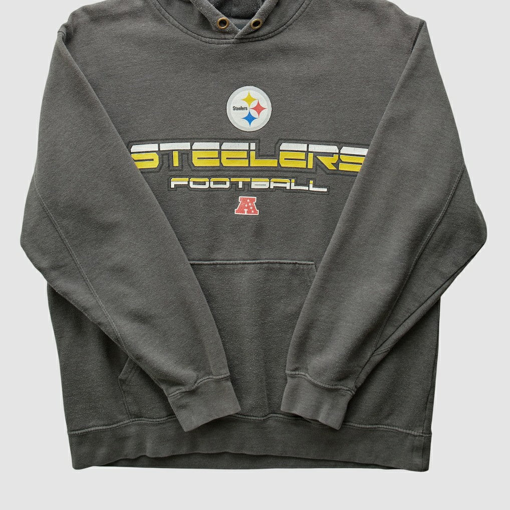 Pittsburgh Steelers NFL 2010s Hooded Pullover Sweatshirt Gray Vintage | Fanatics