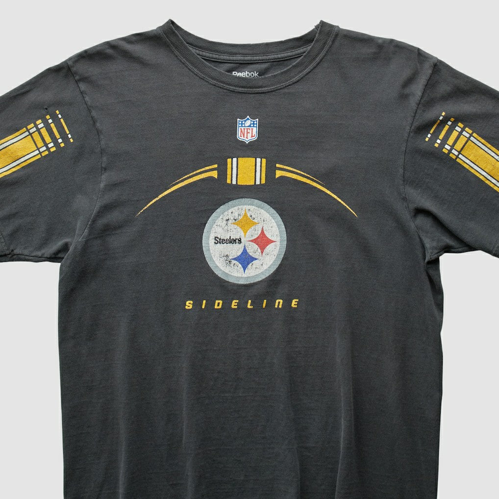 Pittsburgh Steelers Reebok 2000s T-shirt Charcoal Vintage | Fanatics
