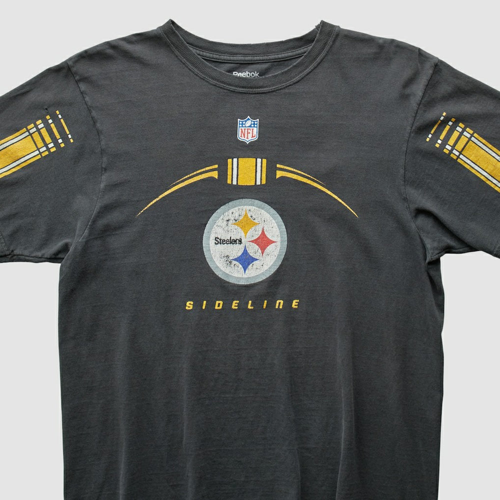 Pittsburgh Steelers Reebok 2000s T-shirt Charcoal Vintage | Fanatics