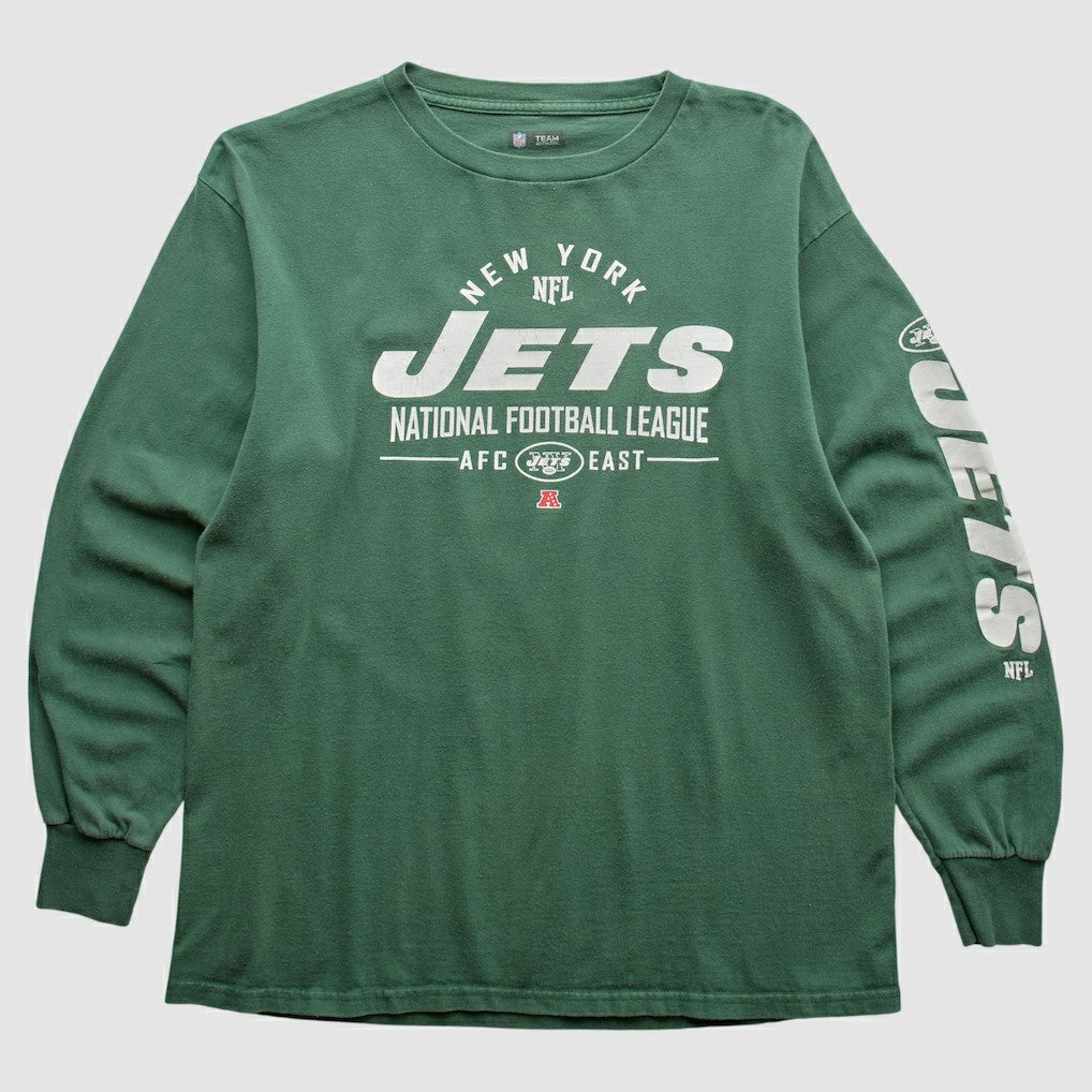New York Jets 2010s Long Sleeve T-shirt Green Vintage | Fanatics