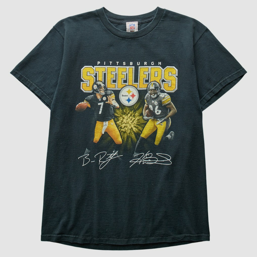 Pittsburgh Steelers NFL 2000s T-shirt Black Vintage | Fanatics