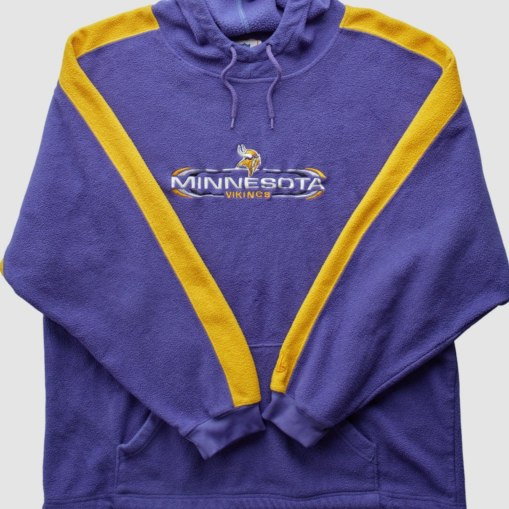 Minnesota Vikings NFL 2000s Hooded Pullover Sweatshirt Purple Vintage | Fanatics