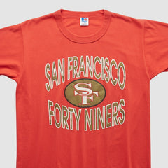 San Francisco 49ers Russell 90s T-shirt Red Vintage | Fanatics