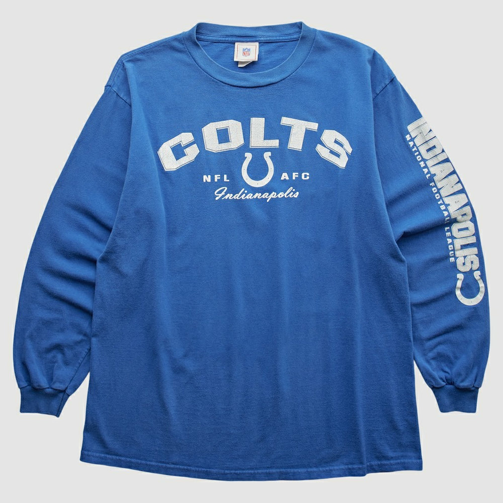 Indianapolis Colts NFL 2000s Long Sleeve T-shirt Blue Vintage | Fanatics