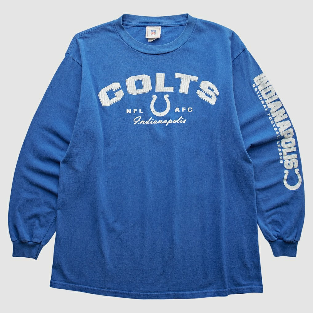 Indianapolis Colts NFL 2000s Long Sleeve T-shirt Blue Vintage | Fanatics
