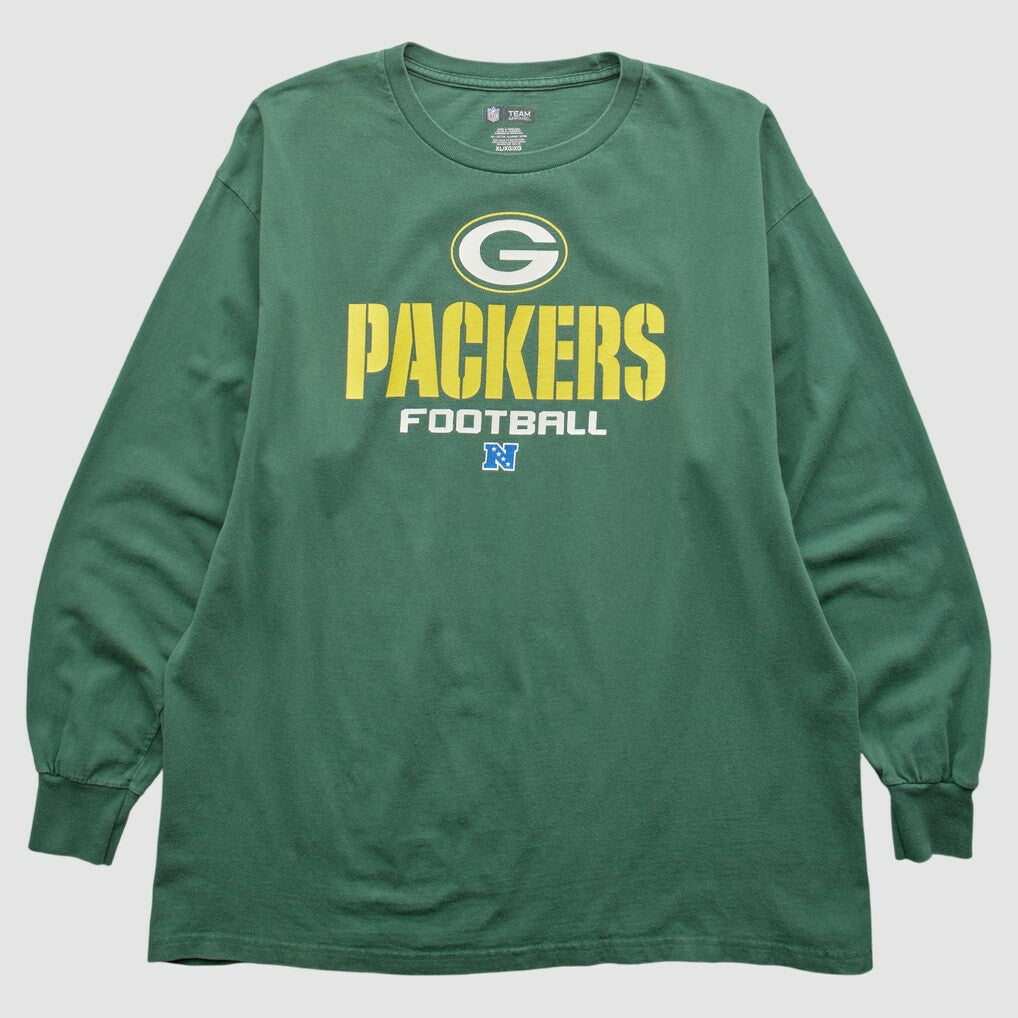 Green Bay Packers NFL 2010s Long Sleeve T-shirt Green Vintage | Fanatics