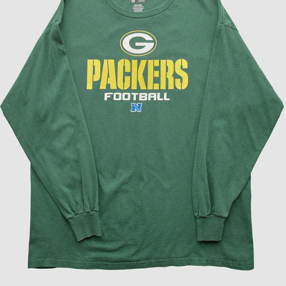 Green Bay Packers NFL 2010s Long Sleeve T-shirt Green Vintage | Fanatics