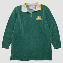 Green Bay Packers Game Day Clothing 90s 1/4 Zip Sweatshirt Green Vintage | Fanatics