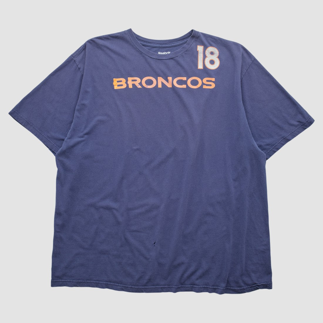 Denver Broncos Reebok 2010s T-shirt Navy Vintage | Fanatics