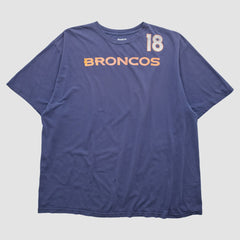Denver Broncos Reebok 2010s T-shirt Navy Vintage | Fanatics