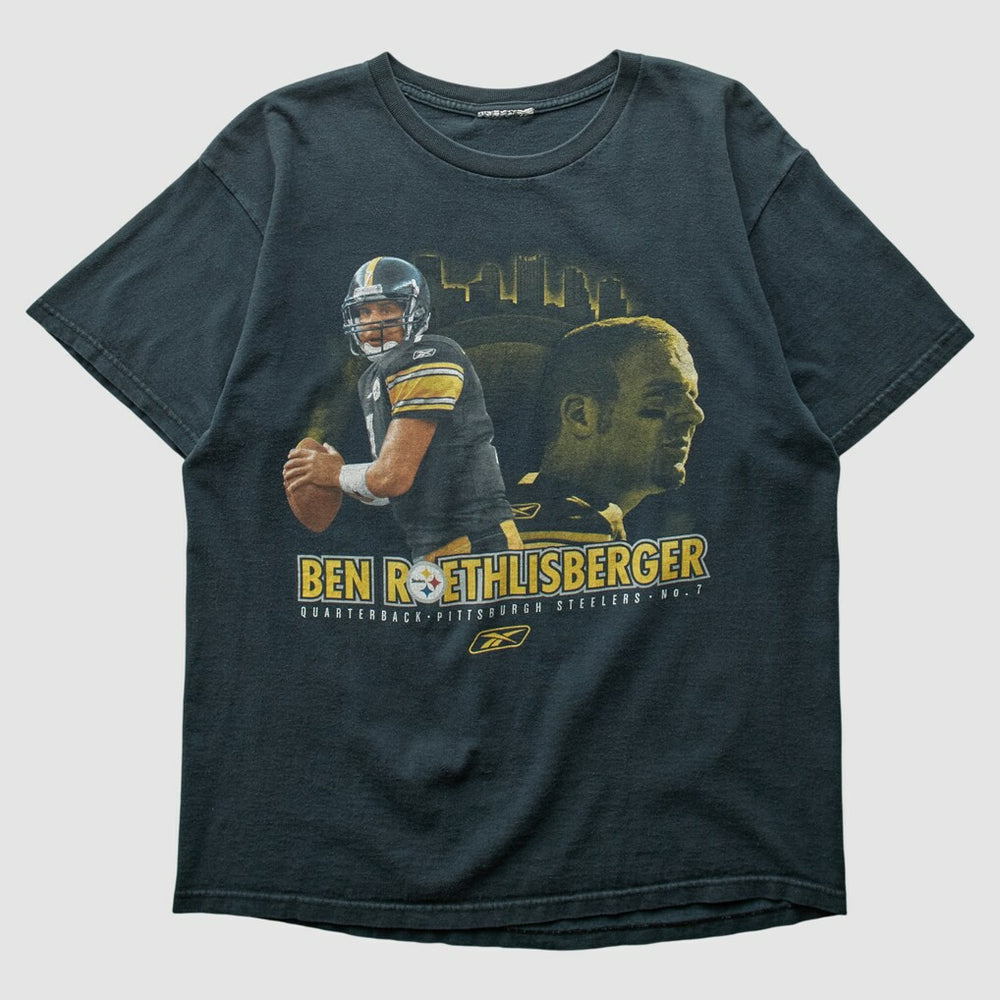 Pittsburgh Steelers Reebok 2000s T-shirt Black Vintage | Fanatics