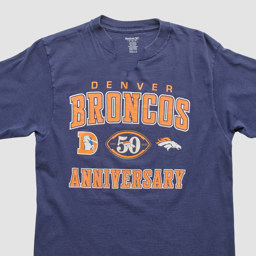 Denver Broncos Reebok 2009 T-shirt Navy Vintage | Fanatics