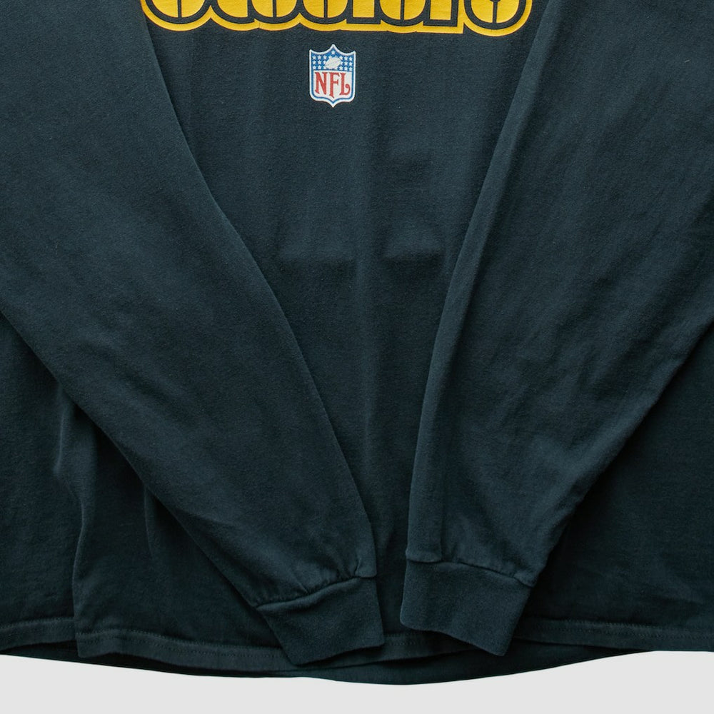 Pittsburgh Steelers Reebok 2000s Long Sleeve T-shirt Black Vintage | Fanatics