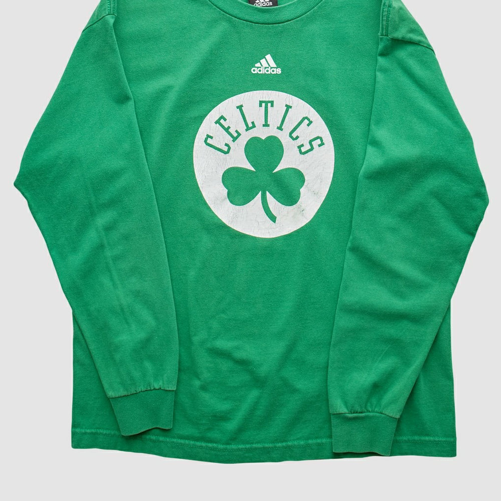 Boston Celtics 2010s Long Sleeve T-shirt Green Vintage - NBA