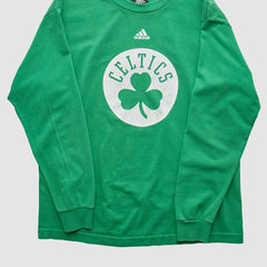 Boston Celtics 2010s Long Sleeve T-shirt Green Vintage - NBA