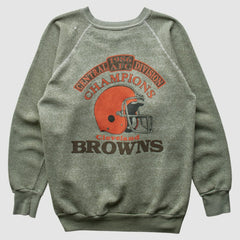 Cleveland Browns 1986 Pullover Sweatshirt Olive Vintage | Fanatics