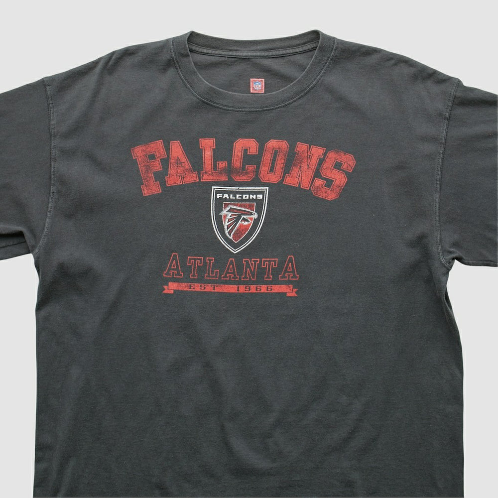 Atlanta Falcons NFL 2000s T-shirt Charcoal Vintage | Fanatics