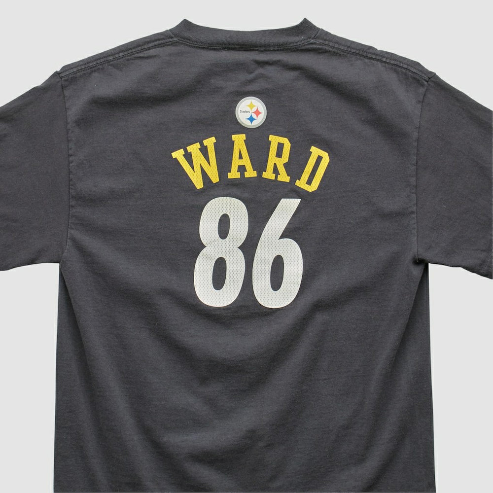 Hines Ward Reebok 2000s T-shirt Black Vintage | Fanatics