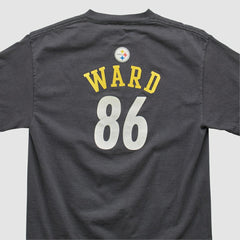 Hines Ward Reebok 2000s T-shirt Black Vintage | Fanatics