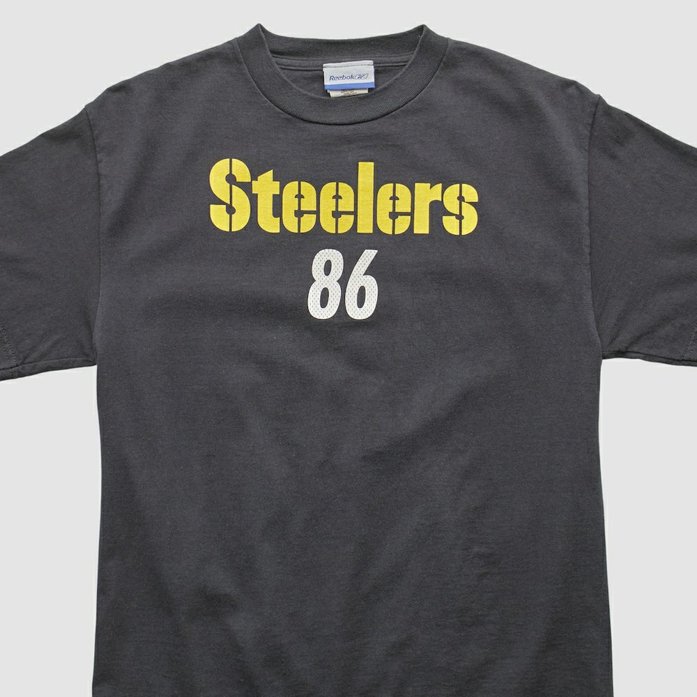 Hines Ward Reebok 2000s T-shirt Black Vintage | Fanatics
