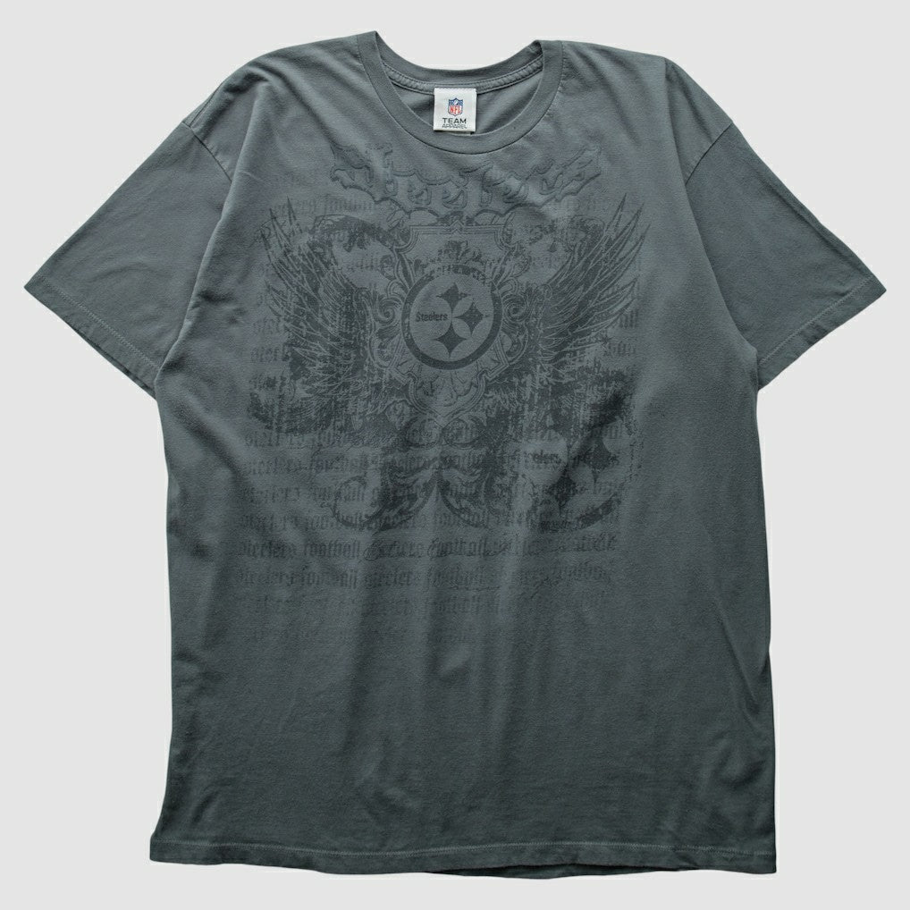 Pittsburgh Steelers NFL 2010s T-shirt Charcoal Vintage | Fanatics