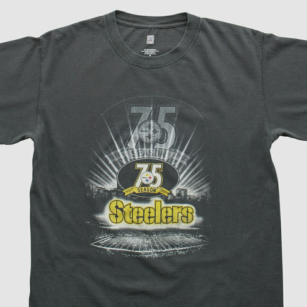 Pittsburgh Steelers 2007 T-shirt Black Vintage | Fanatics