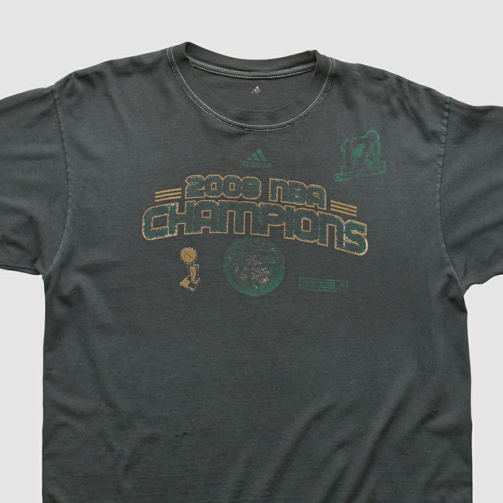 Boston Celtics 2008 T-shirt Charcoal Vintage - NBA