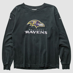 Baltimore Ravens Reebok 2000s Long Sleeve T-shirt Black Vintage | Fanatics