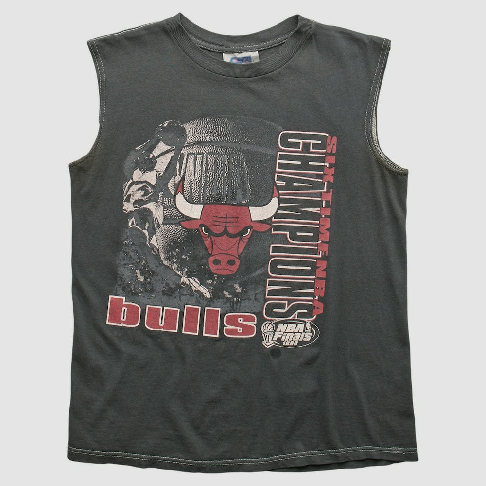 Chicago Bulls CSA 1998 Tank Charcoal Vintage - NBA