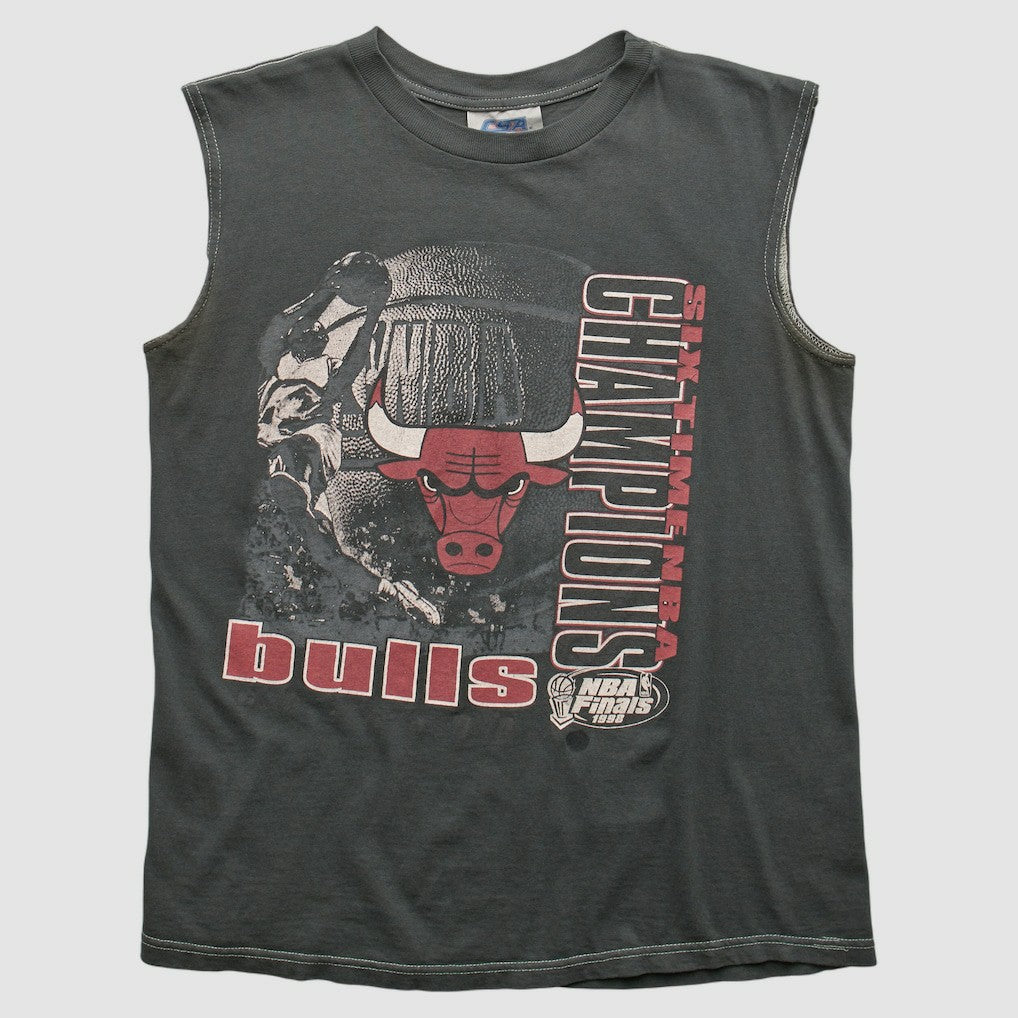 Chicago Bulls CSA 1998 Tank Charcoal Vintage - NBA