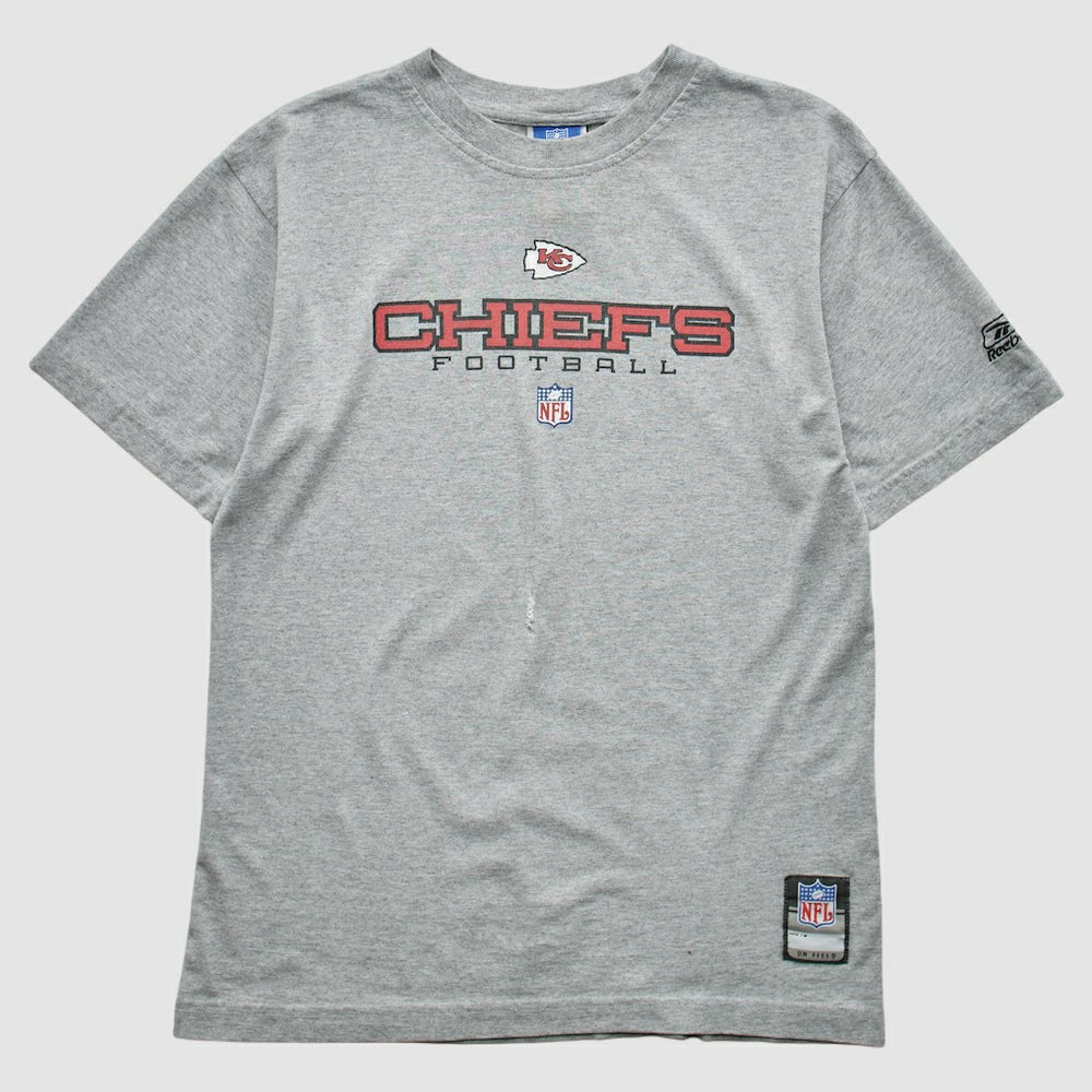 Kansas City Chiefs Reebok 2000s T-shirt Heather Gray Vintage | Fanatics