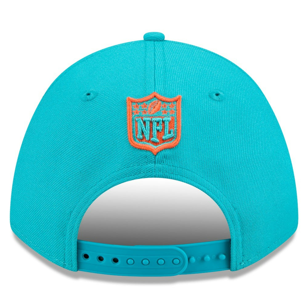 Miami Dolphins New Era Spain Side Patch 9FORTY M-Crown Adjustable Hat Aqua | NFL