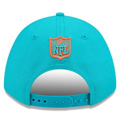 Miami Dolphins New Era Spain Side Patch 9FORTY M-Crown Adjustable Hat Aqua | NFL
