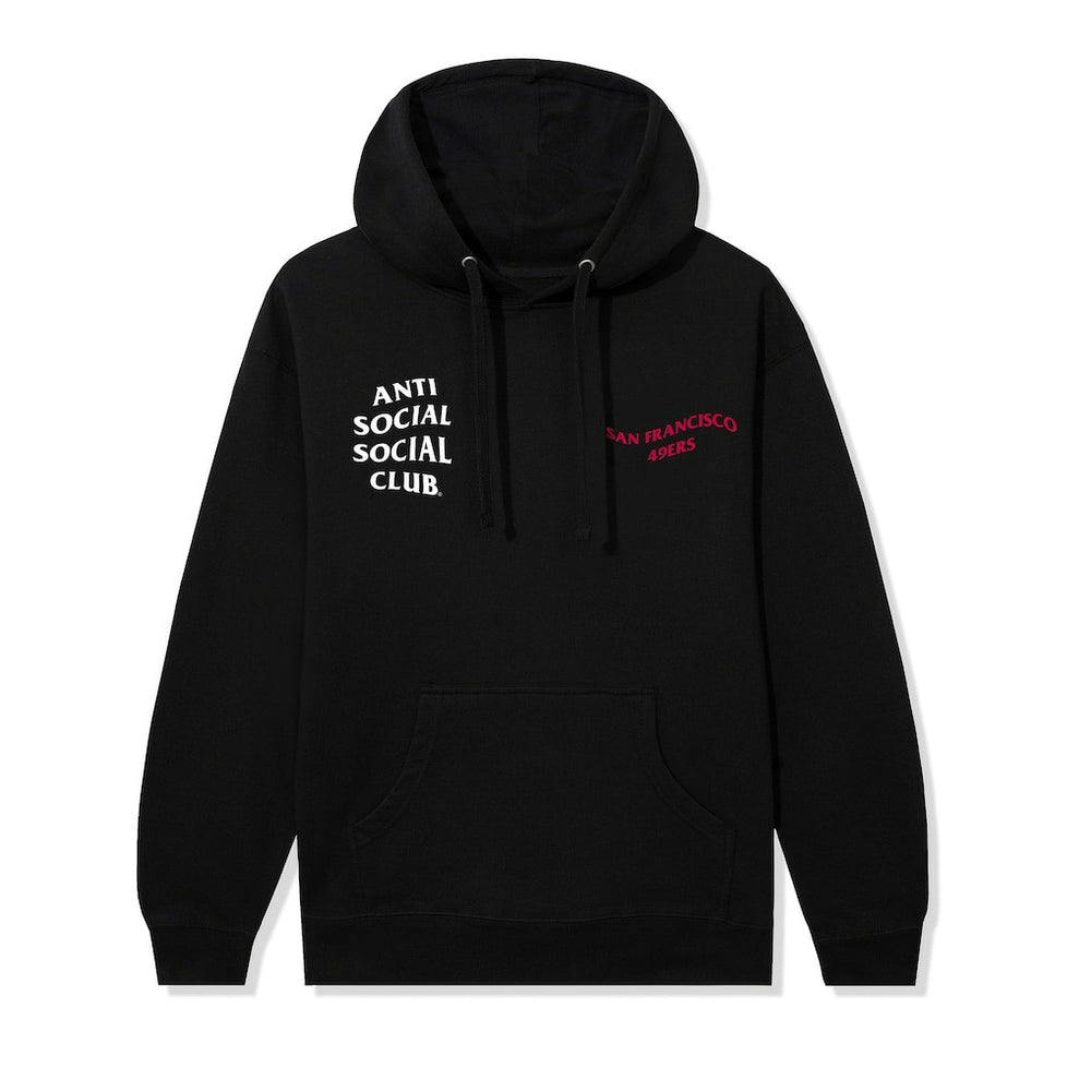 San Francisco 49ers AntiSocialSocialClub x NFL Unisex Impact Hoodie Black | NFL