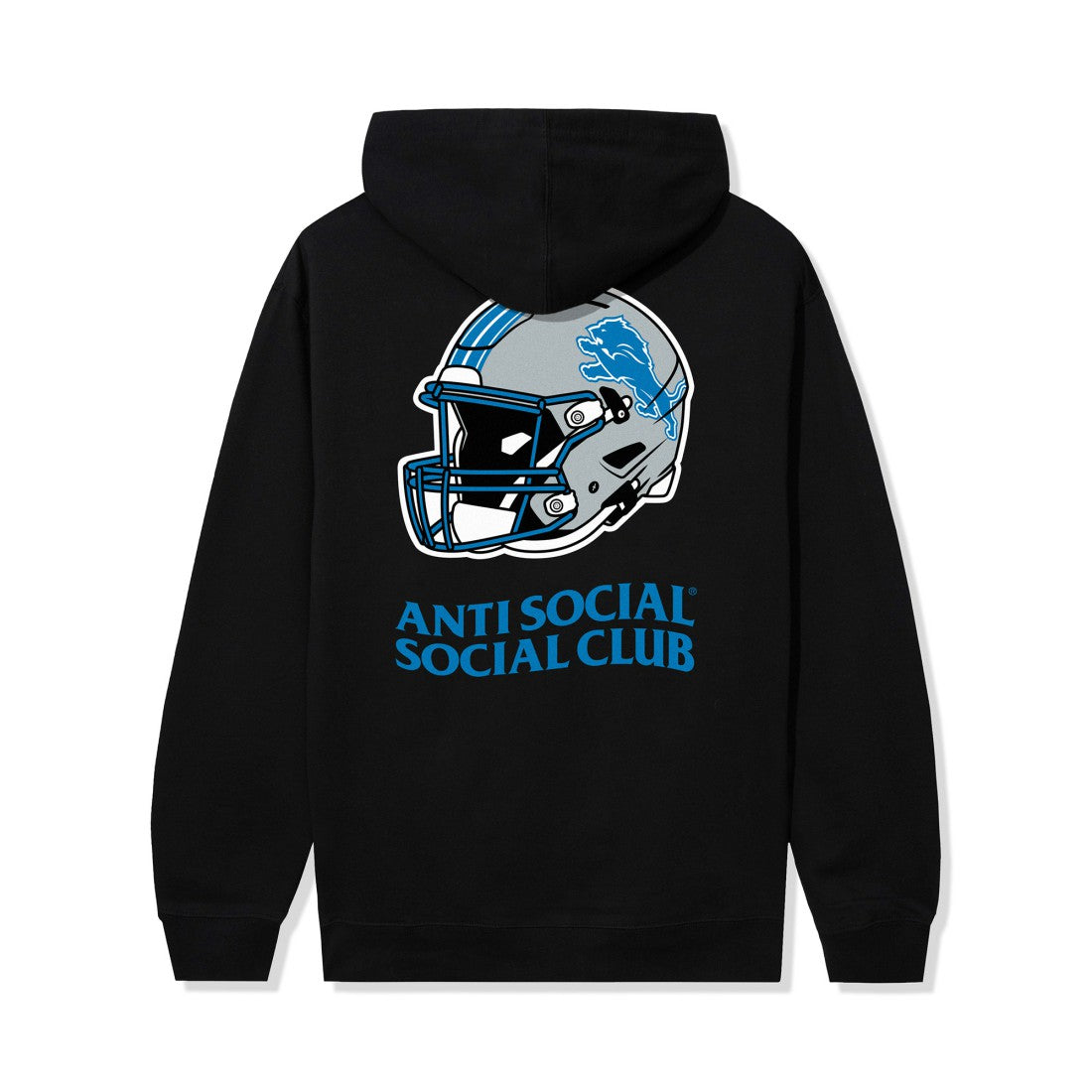 Detroit Lions AntiSocialSocialClub x NFL Unisex Impact Hoodie Black | NFL