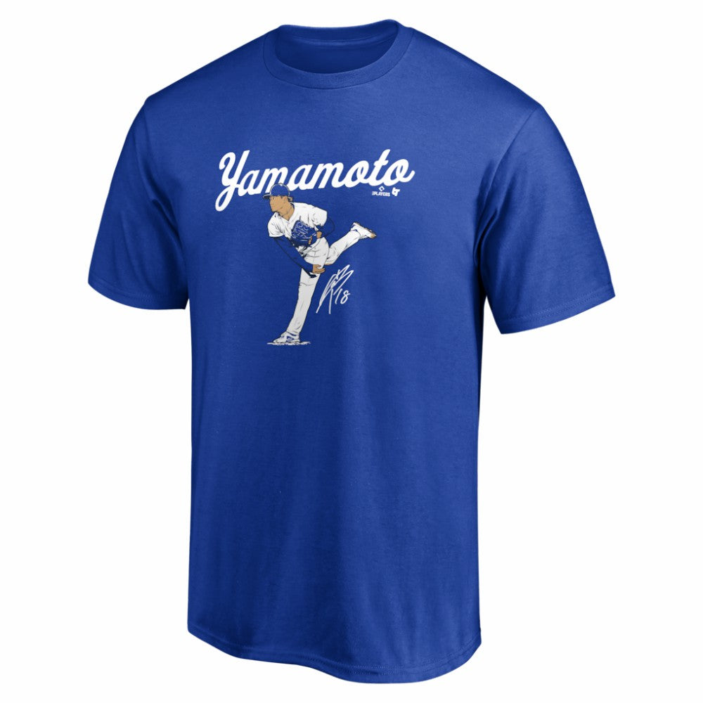 Yoshinobu Yamamoto Los Angeles Dodgers BreakingT Unisex Ace T-Shirt - MLB