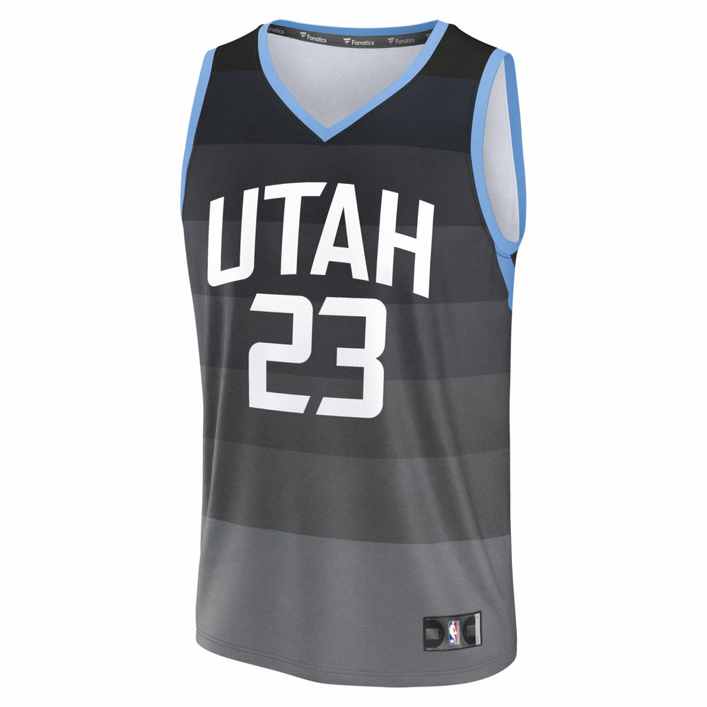 Lauri Markkanen Utah Jazz 2025/26 City Edition Fast Break Jersey Black - NBA