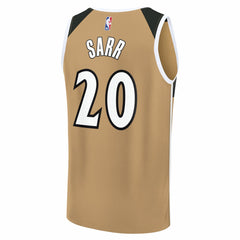 Alex Sarr Washington Wizards 2025/26 City Edition Fast Break Jersey Gold - NBA