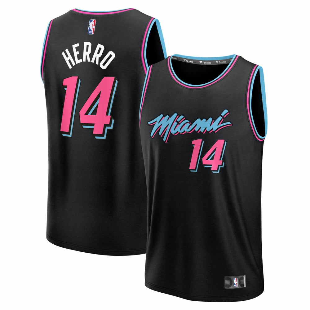 Tyler Herro Miami Heat 2025/26 City Edition Fast Break Jersey Black - NBA