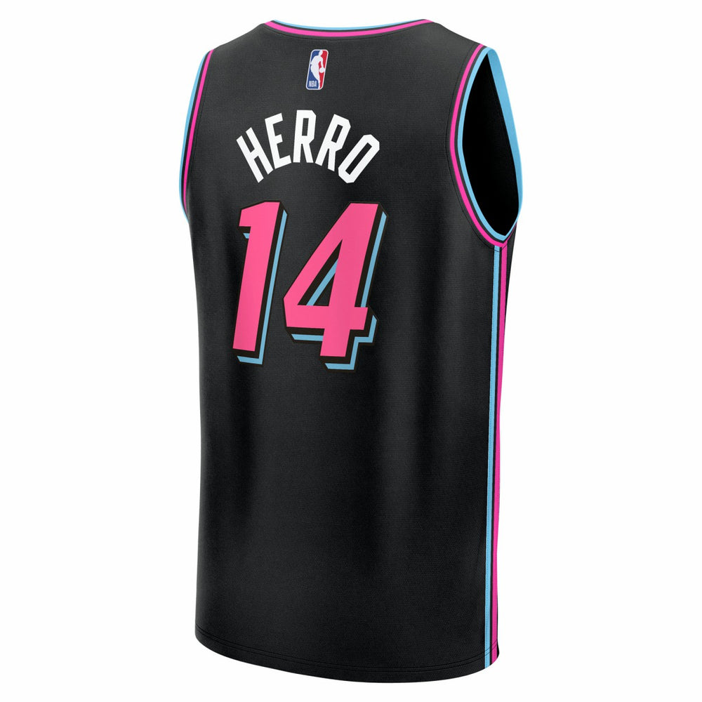 Tyler Herro Miami Heat 2025/26 City Edition Fast Break Jersey Black - NBA