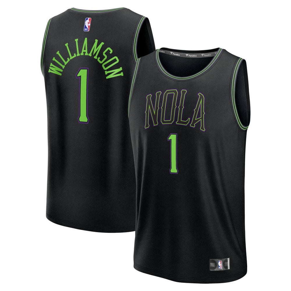 Zion Williamson New Orleans Pelicans Youth 2025/26 City Edition Fastbreak Jersey Black - NBA