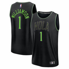 Zion Williamson New Orleans Pelicans Youth 2025/26 City Edition Fastbreak Jersey Black - NBA