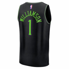 Zion Williamson New Orleans Pelicans Youth 2025/26 City Edition Fastbreak Jersey Black - NBA