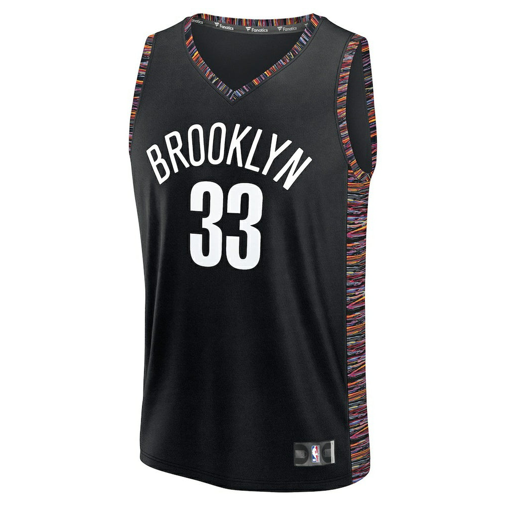 Nic Claxton Brooklyn Nets Youth 2025/26 City Edition Fastbreak Jersey Black - NBA