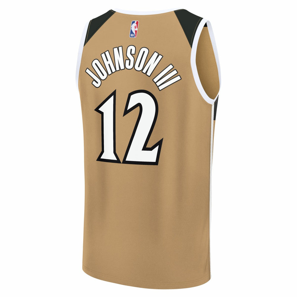 Tre Johnson III Washington Wizards Youth 2025/26 City Edition Fastbreak Jersey Gold - NBA