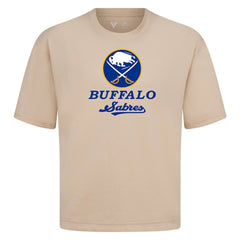 Buffalo Sabres Levelwear Team Surge Luxe Signature Knit T-Shirt - Khaki - NHL