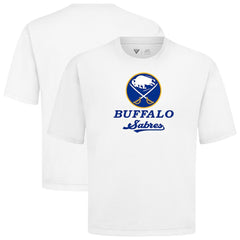 Buffalo Sabres Levelwear Team Surge Luxe Signature Knit T-Shirt - White - NHL