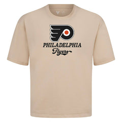 Philadelphia Flyers Levelwear Team Surge Luxe Signature Knit T-Shirt - Khaki - NHL