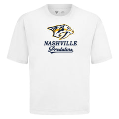 Nashville Predators Levelwear Team Surge Luxe Signature Knit T-Shirt - White - NHL