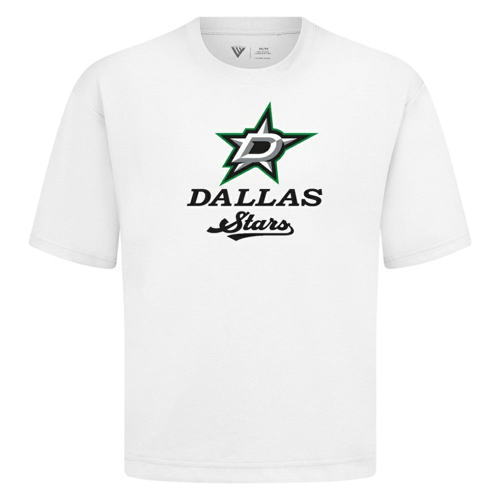 Dallas Stars Levelwear Team Surge Luxe Signature Knit T-Shirt - White - NHL